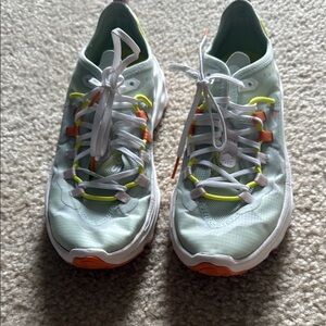 Sorel Athletic Shoes in Mint Green and Orange